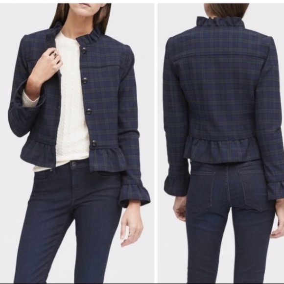 Banana Republic Jackets & Blazers - Banana Republic ruffled jacket